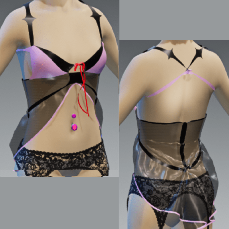 Soft PinK Babydolls naughty Night v2