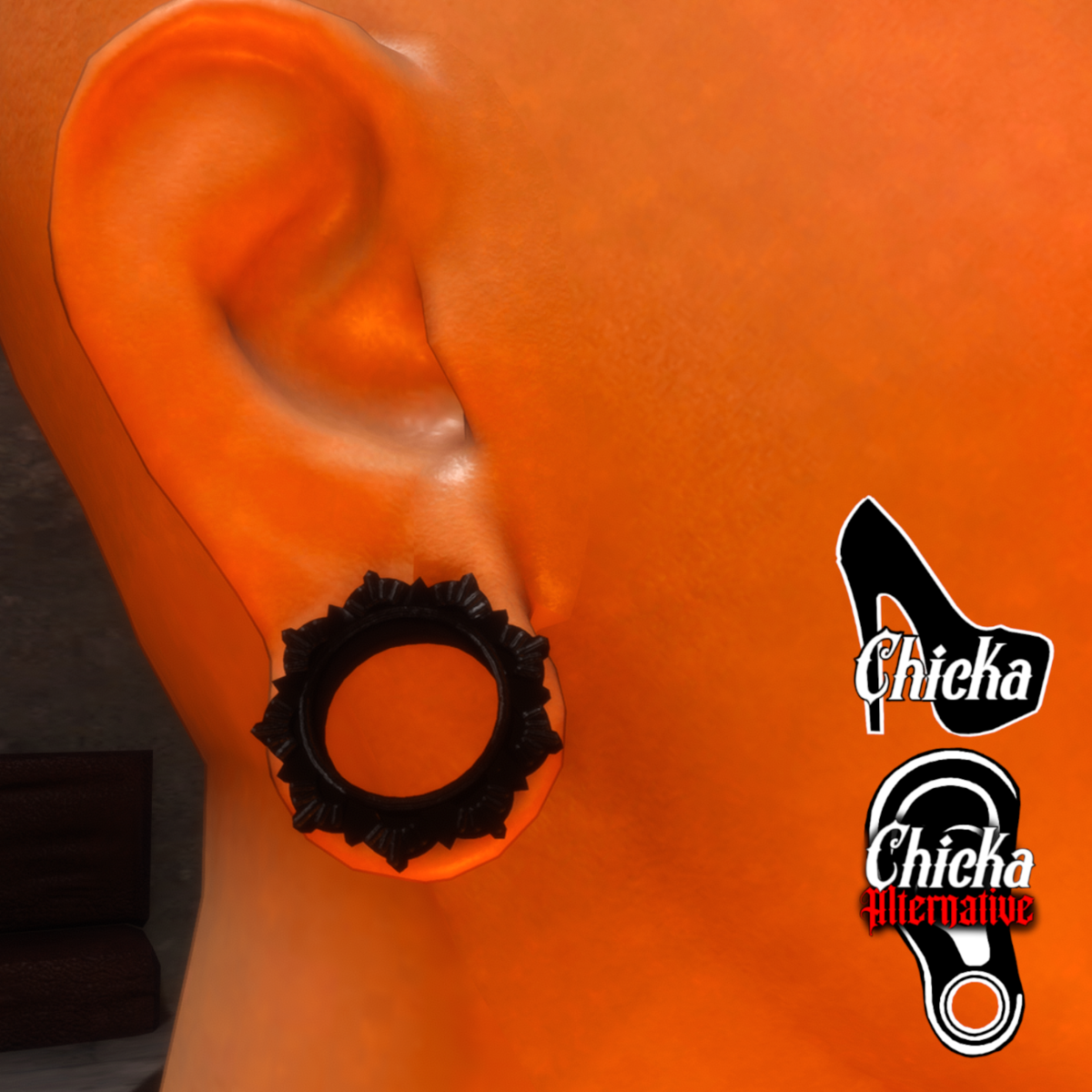 Mandala Antique black gauge (CHICKA ALTERNATIVE AVATARS)