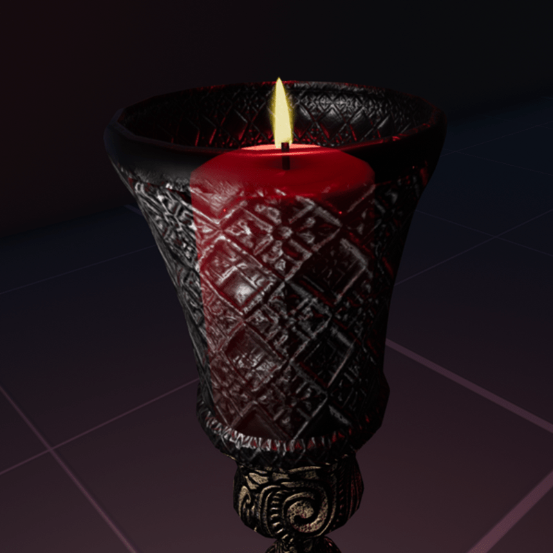Red Votice Candle