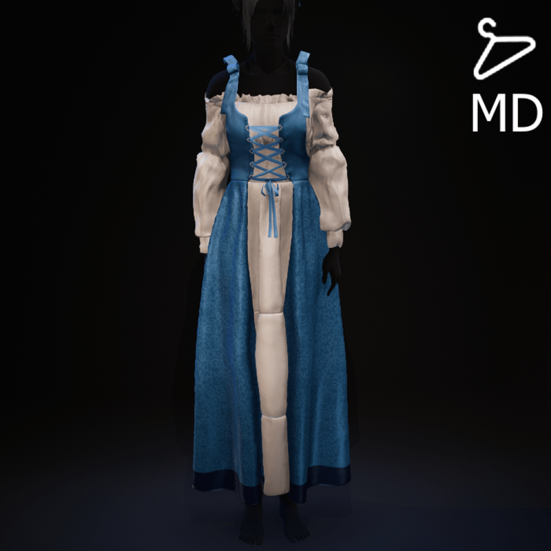 Blue - Medieval Dress
