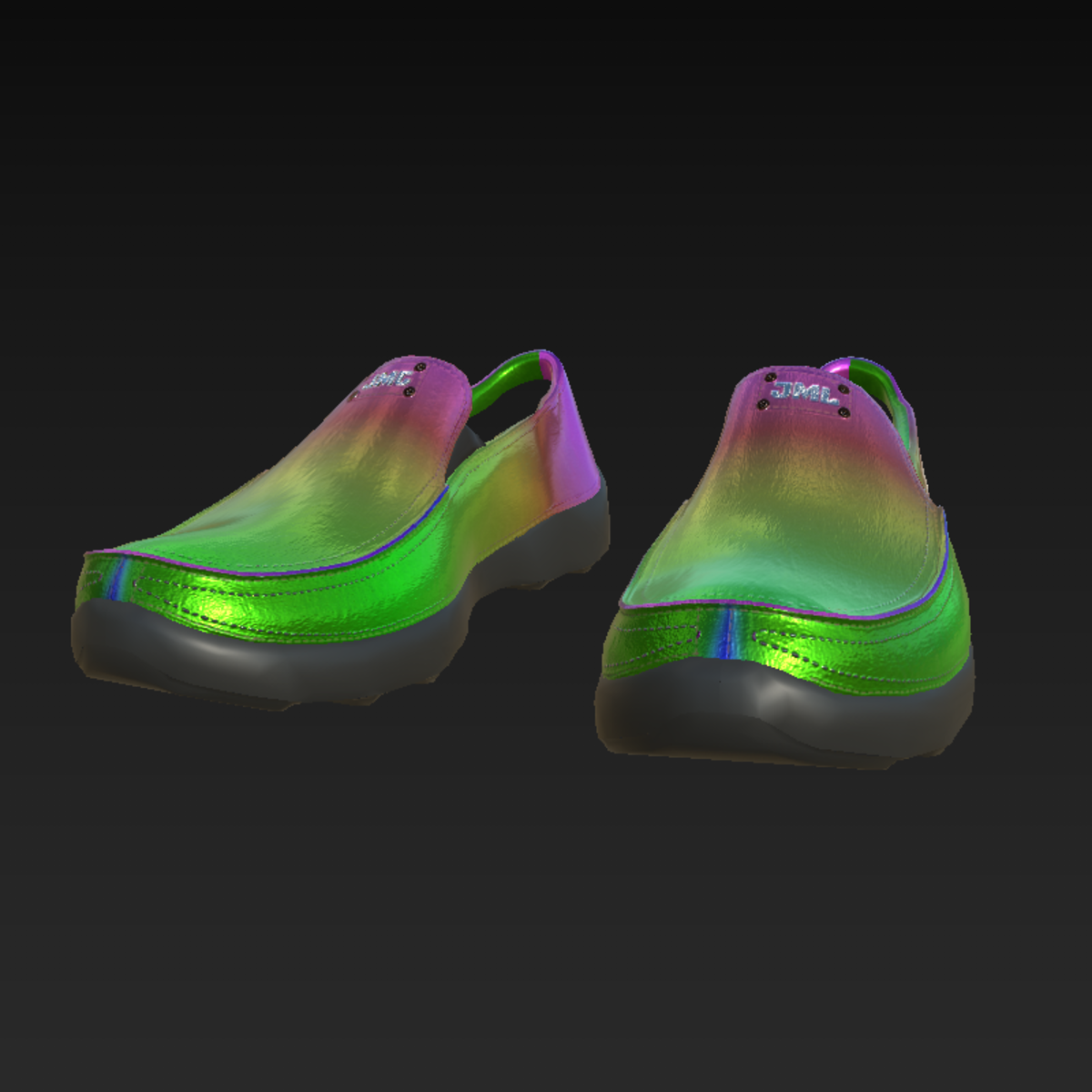 ELEGANT CLASSIC_ SHOES_ RAINBOW_ COLORS C_