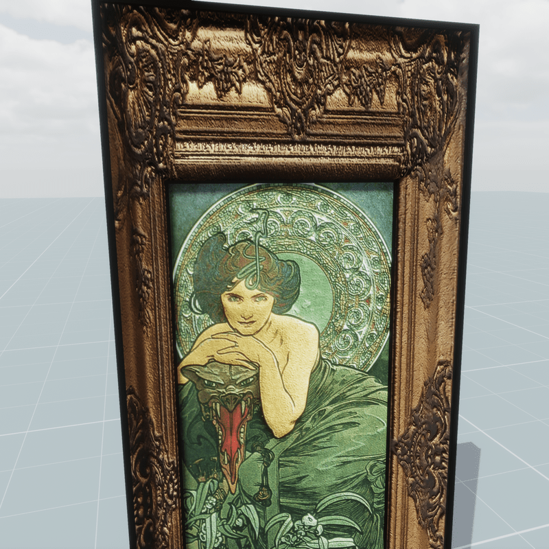 1900 Alphonse Mucha L'émeraude