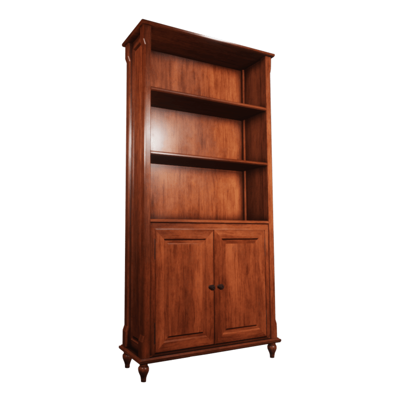 Bookshelf cabinet empty