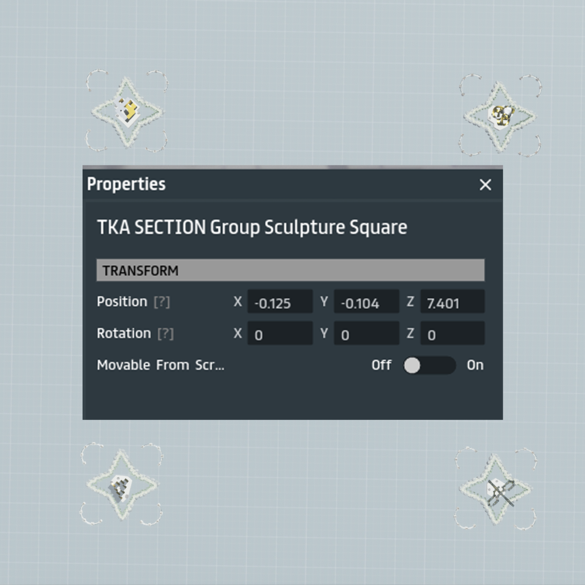 TKA SECTION Group Sculpture Square FOR FULL EXPERIENCE
