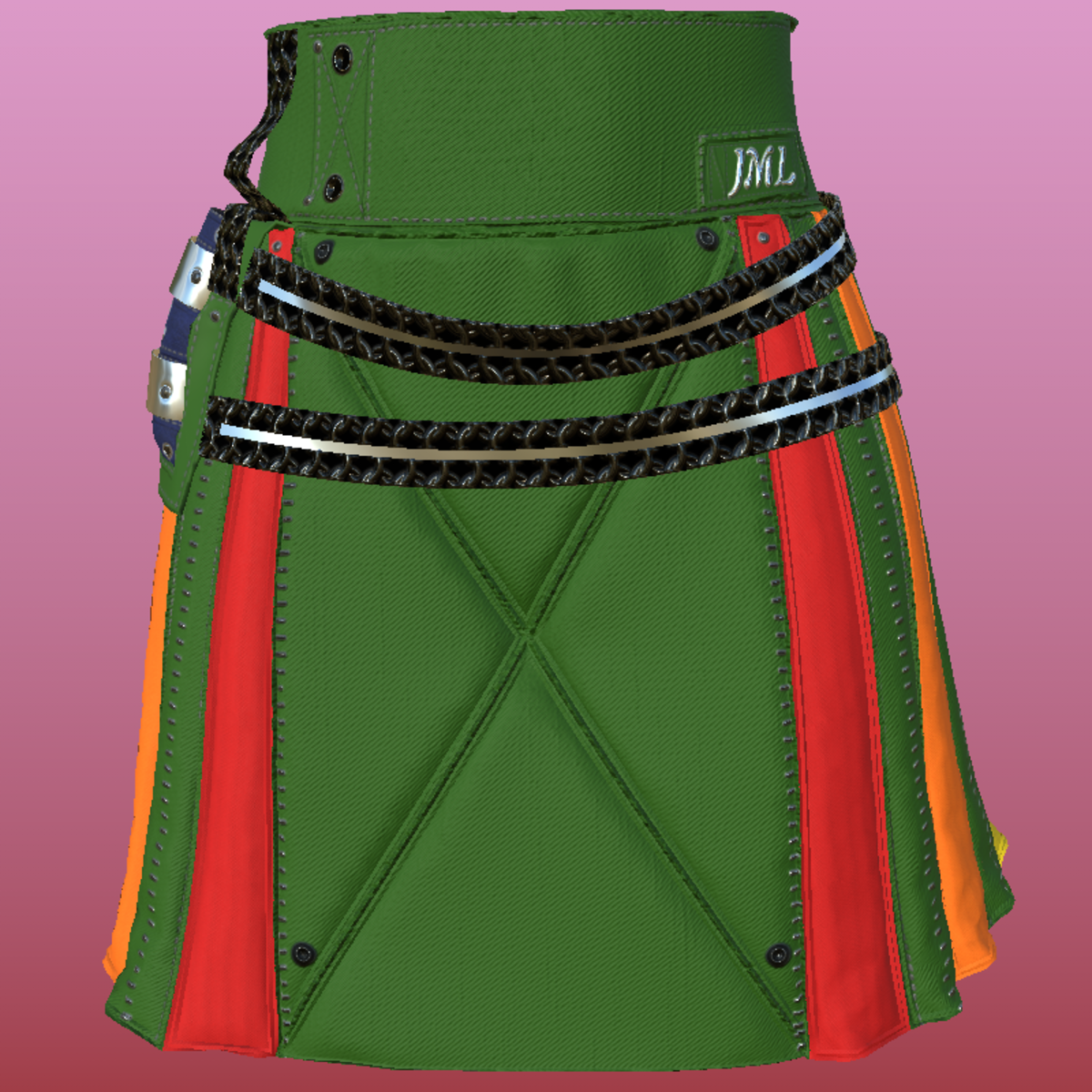NIKOLA_ FASHION_ SKIRT_ GREEN_