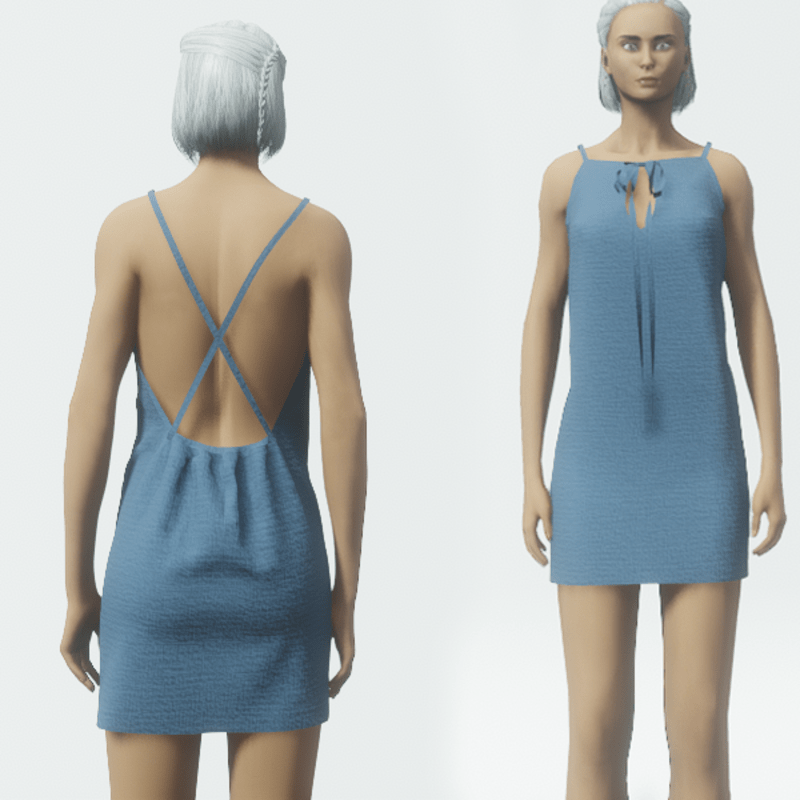 Sundress shade of the black sea