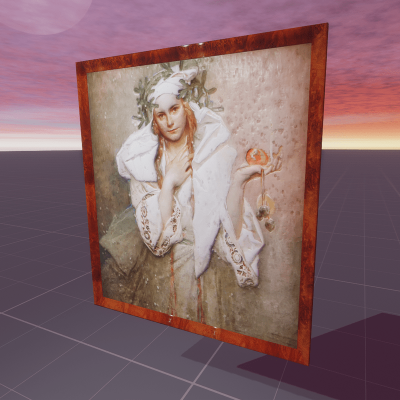 Noel en Amerique d Alphonse Mucha