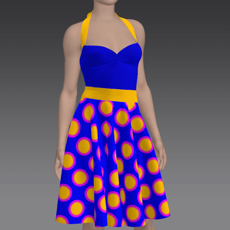 Happy Summer Dress with Dots