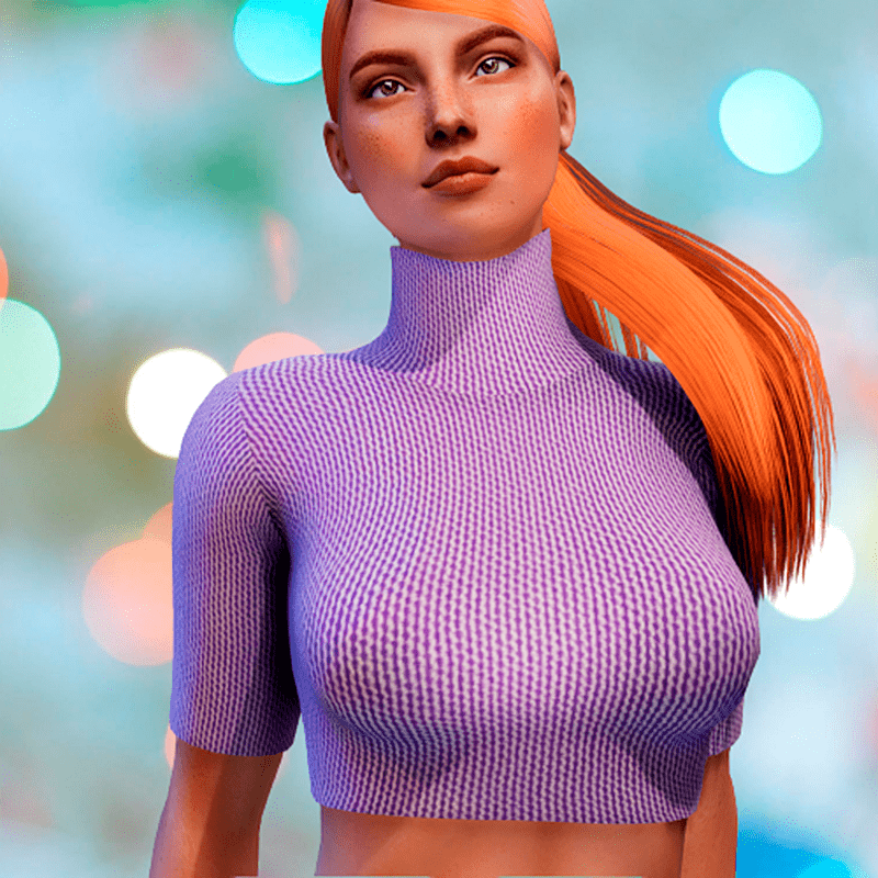 ✿ Turtleneck Top ✿