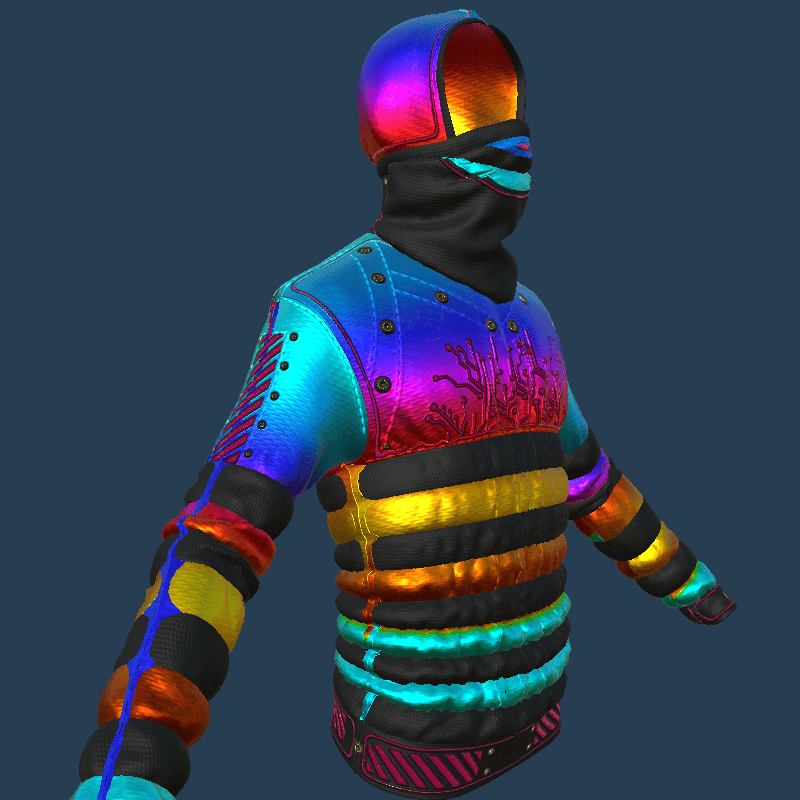 MAIKA JACKET COLORS A EMISSIVE