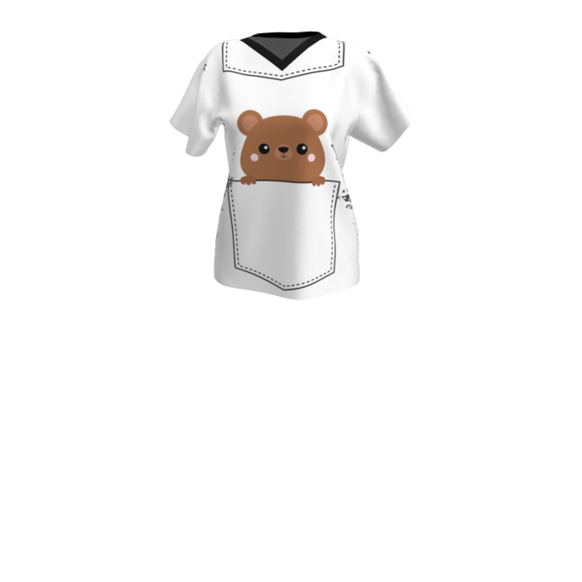 SALE! Ladies basic Pocket Bear - T-shirt SALE!