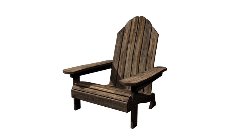 Brown Adirondack Chair