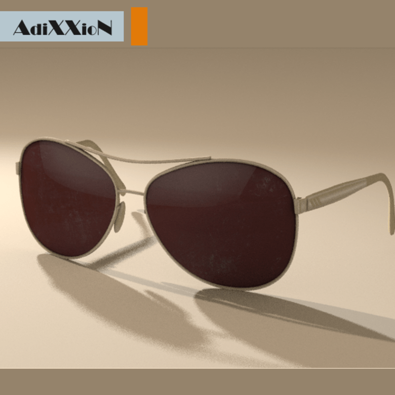 Sunglasses Cabana Aviator Gold