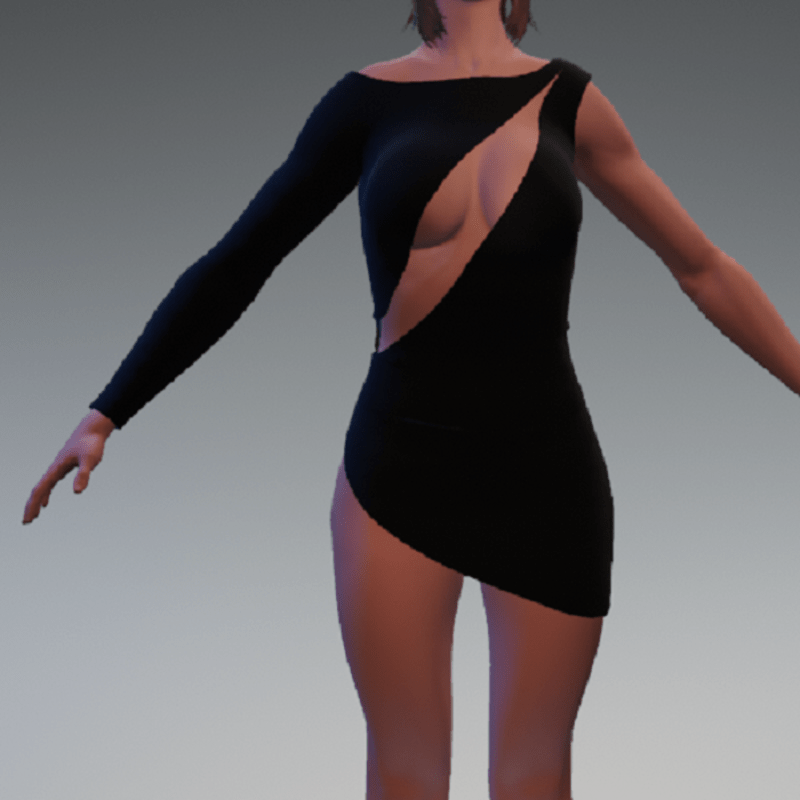 TnT_Vera Black sexy dress