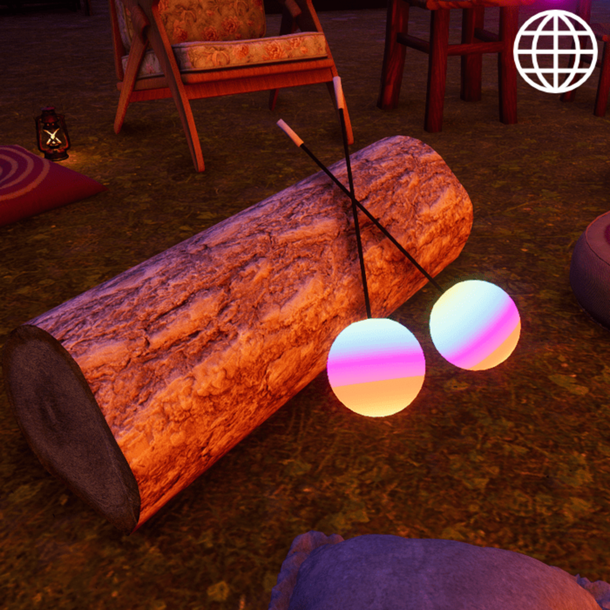 Rainbow Poi world objects