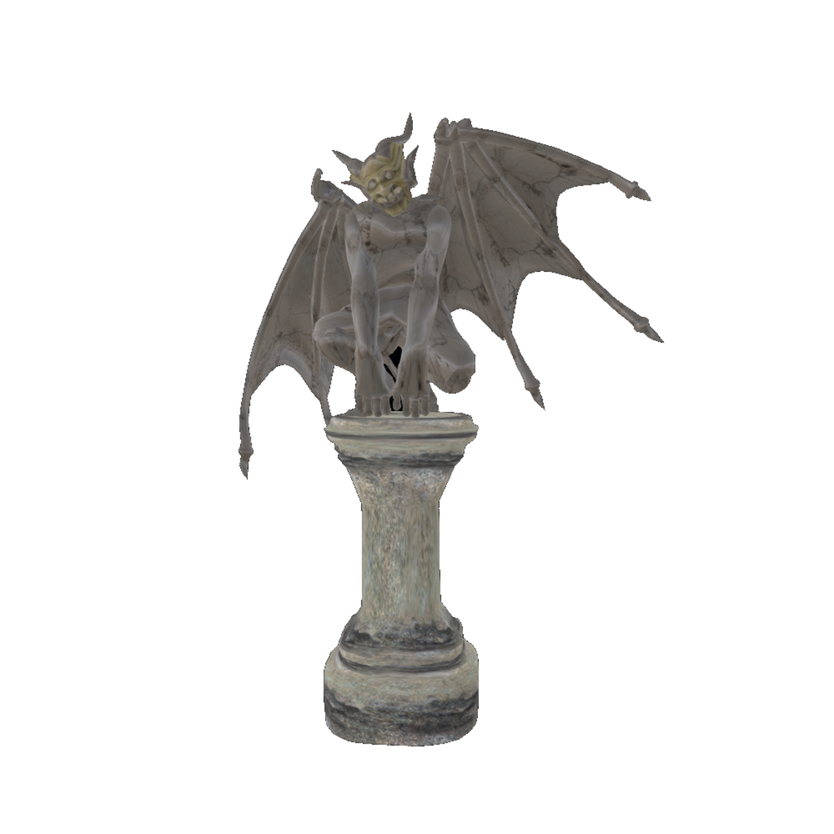 Melancholic Gargoyle Statue