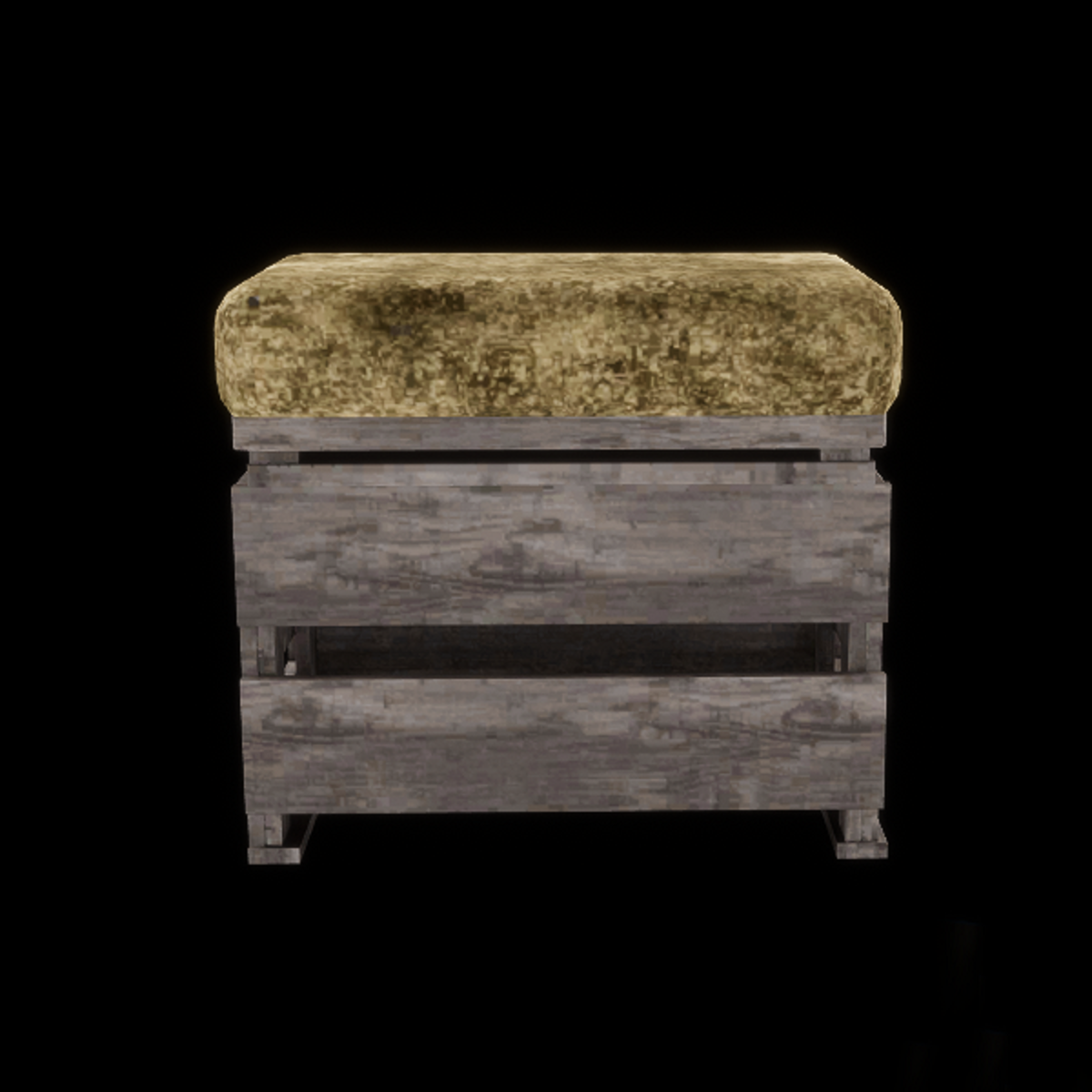 Rustic Crate Stool