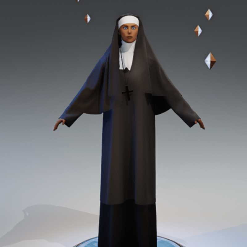 Halloween Nun Costume