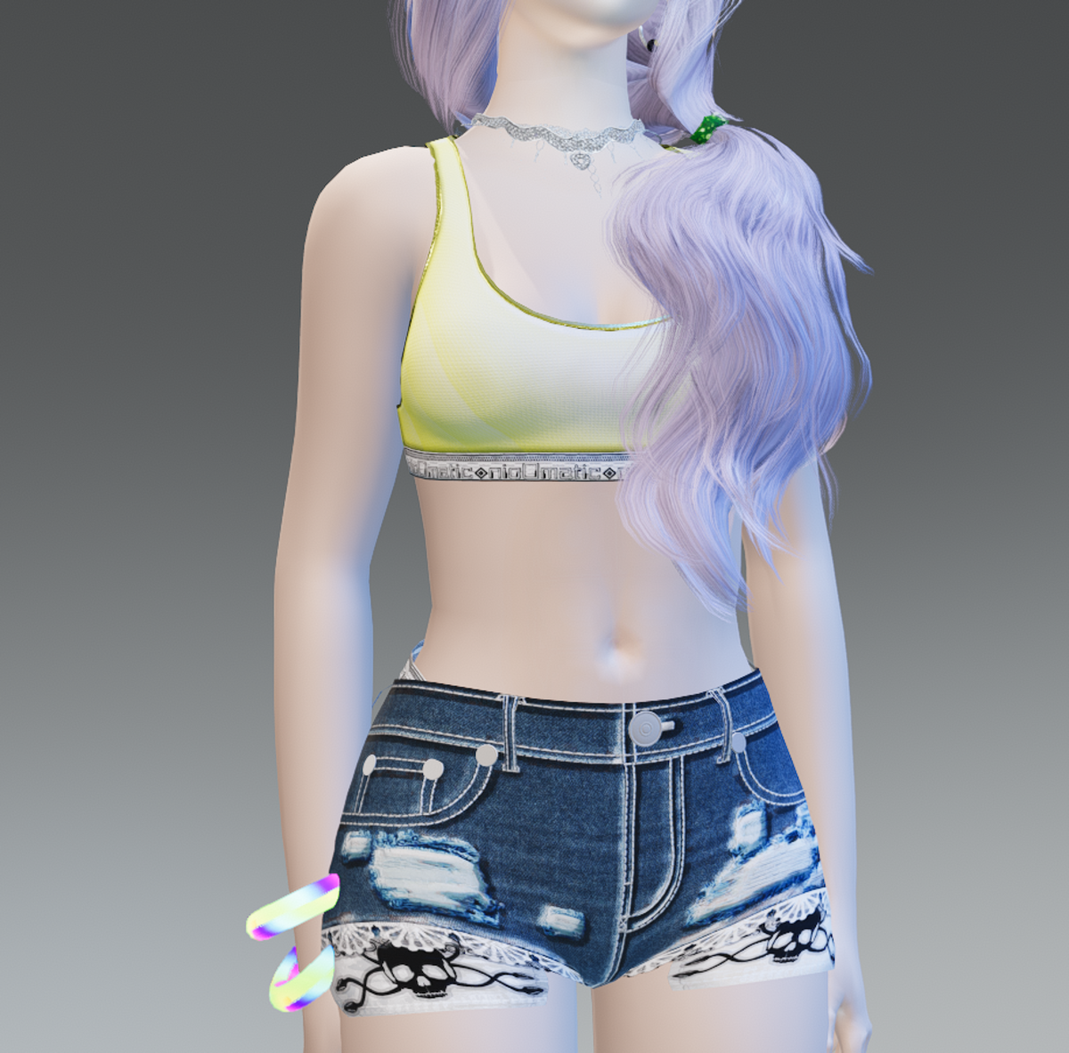 Athletic Yellow Sports Top - Female