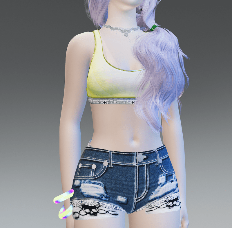 Athletic Yellow Sports Top - Female