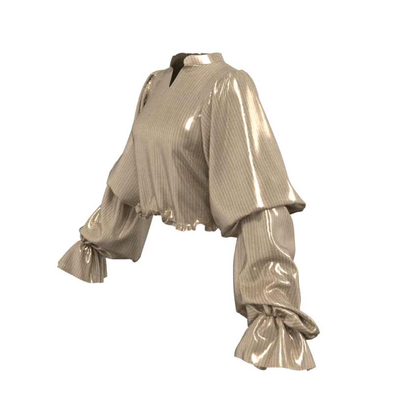 UNPRODUCTIVE BLOUSE SHINY