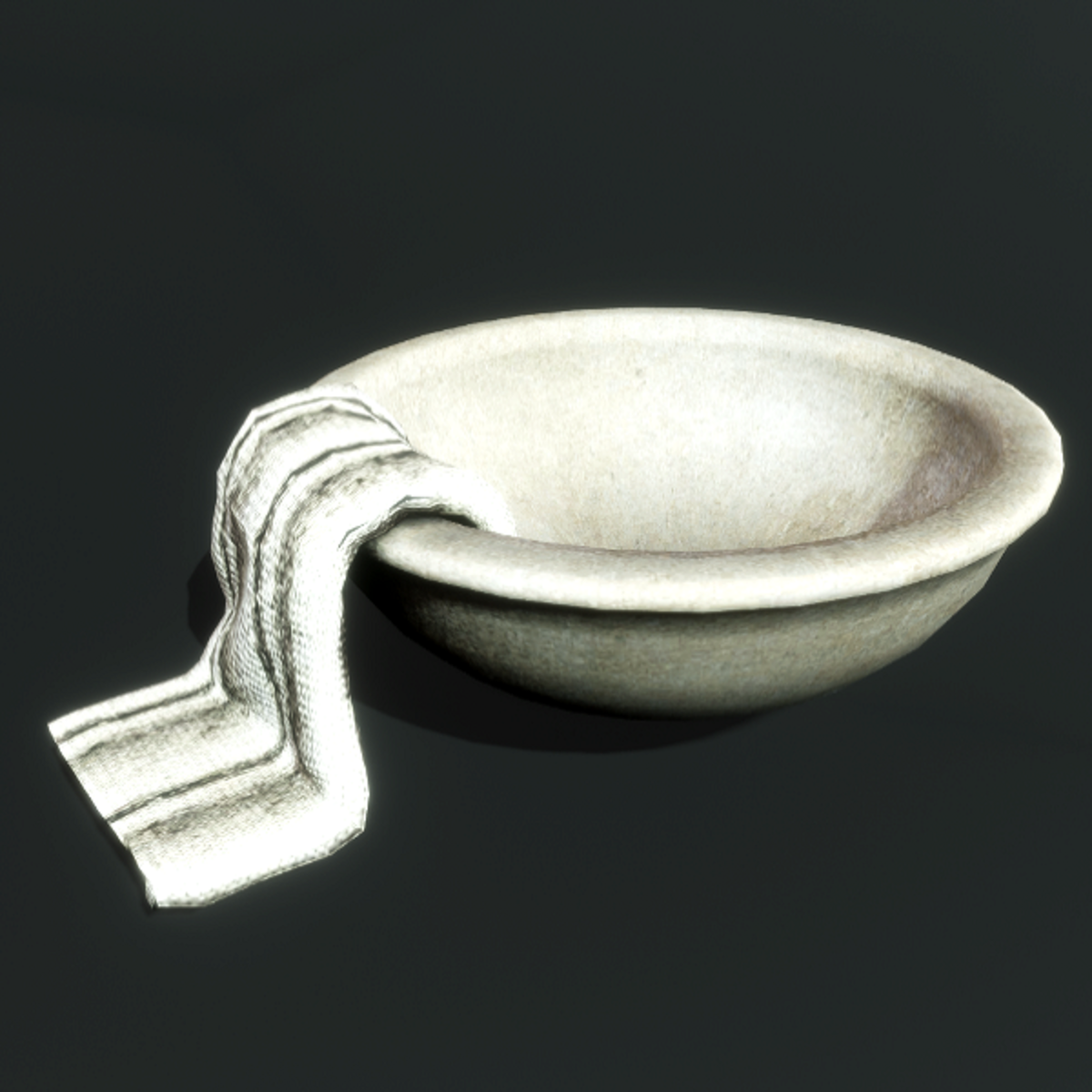 Washbowl and Cloth