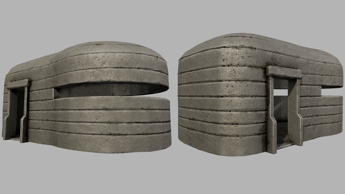 Small Concrete Bunker