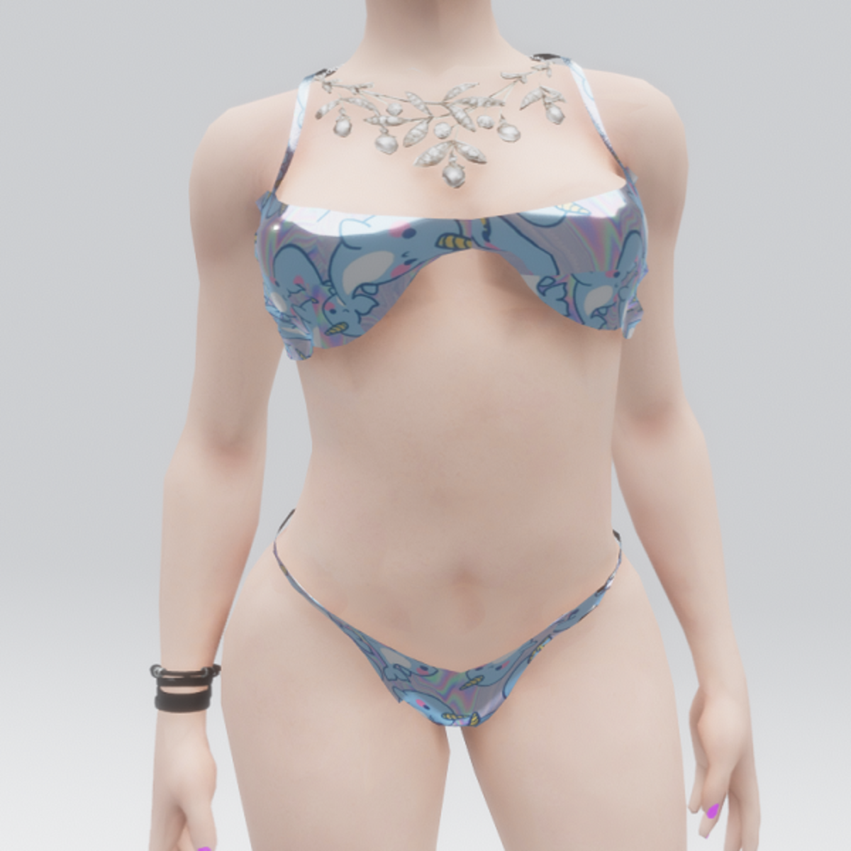 Kawaii Bikini (Narwal)