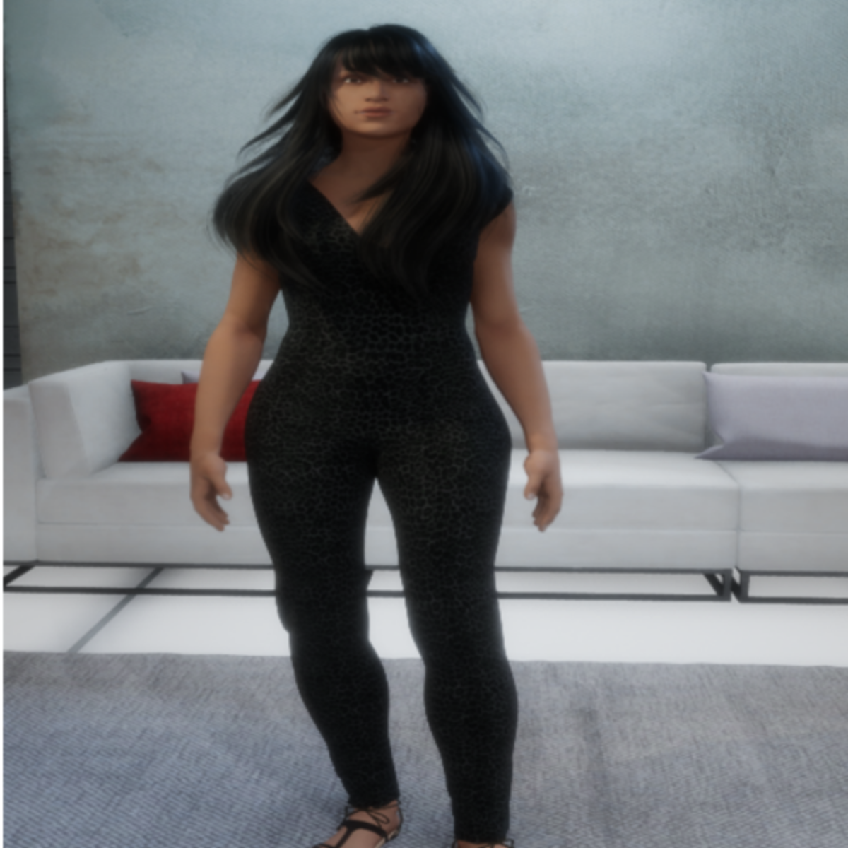 BLACK LEOPORD JUMPER