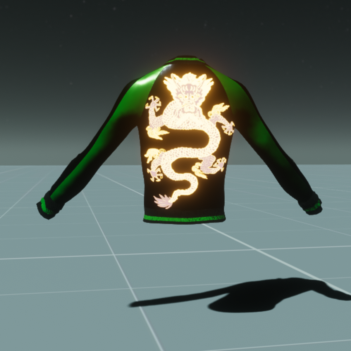 Dragon Jacket Green/Black