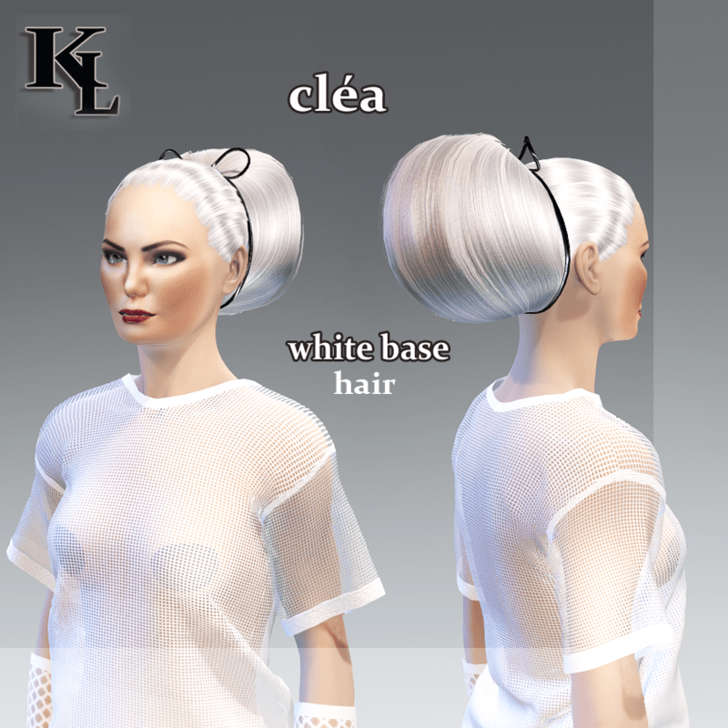 cléa -white base hair