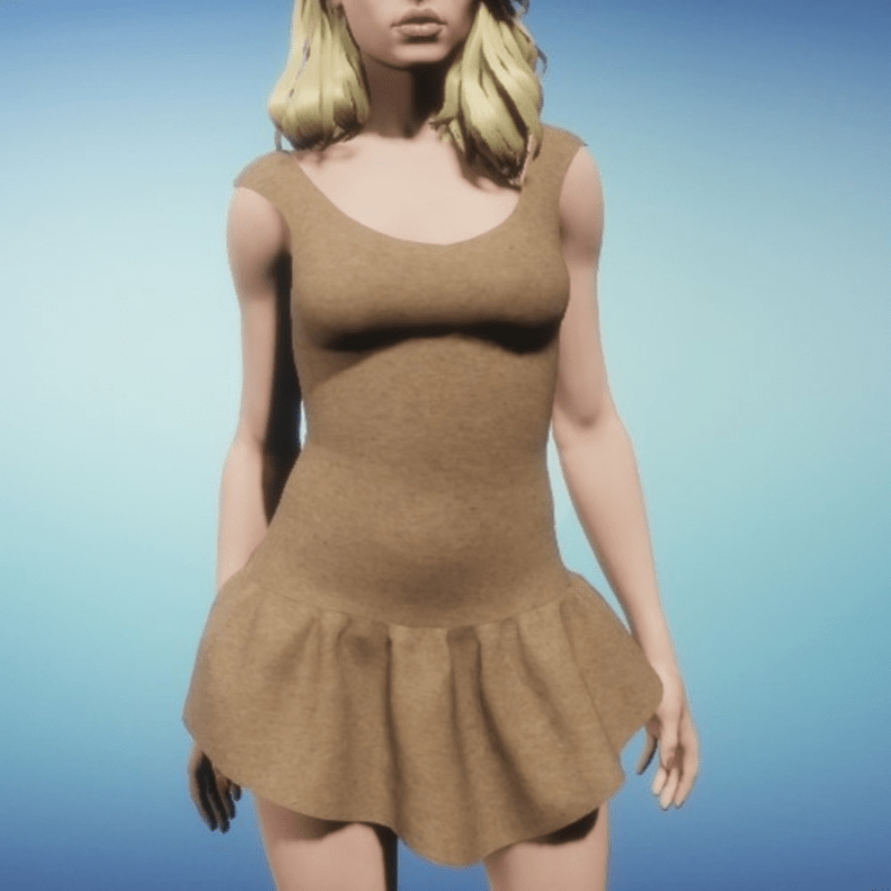 Lina dress beige
