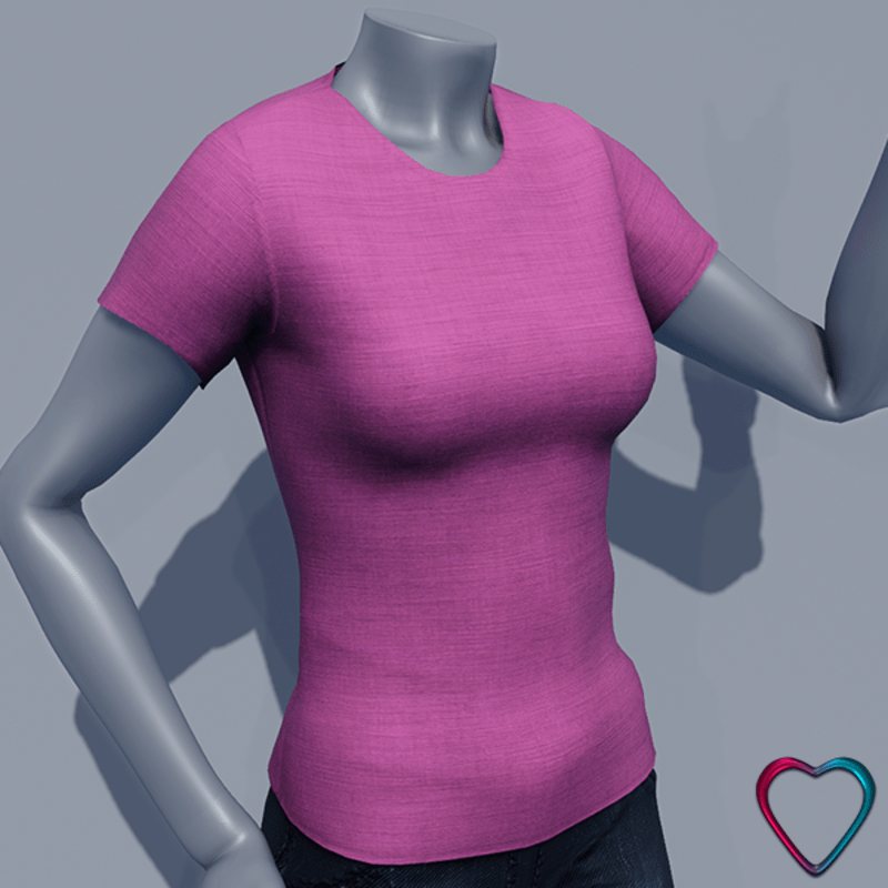 Women Tee-Shirt - Rose Violet