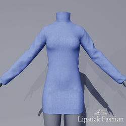 L.F. NOELLE KNIT DRESS BLUE