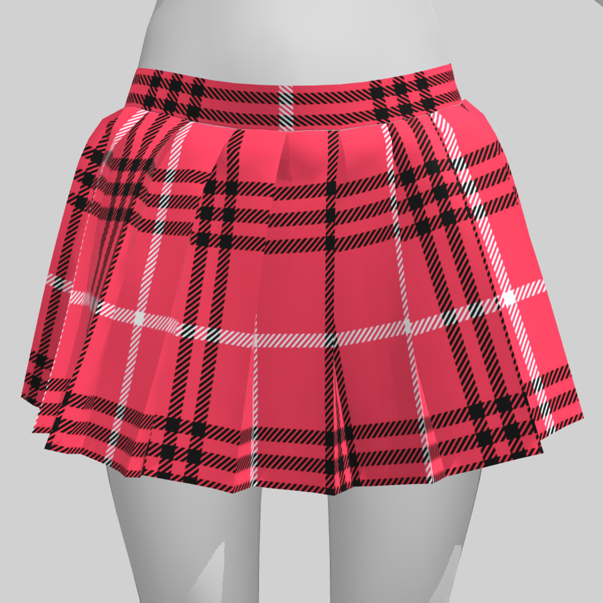 Skirt Jane Plaid Pink