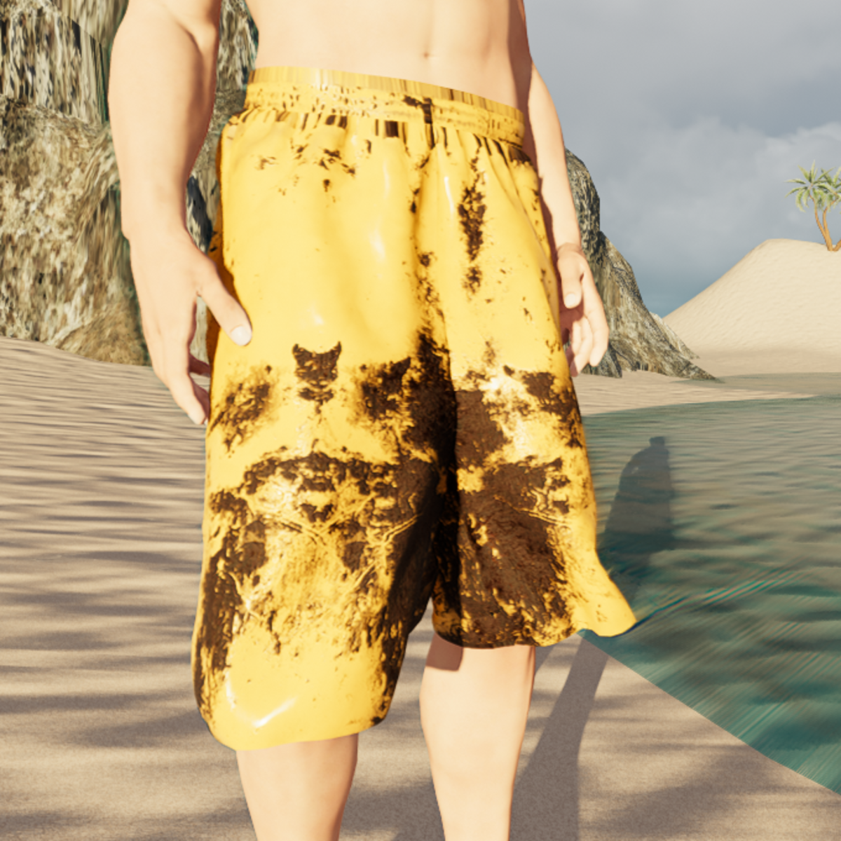 Male Shorts - Rusted Machine