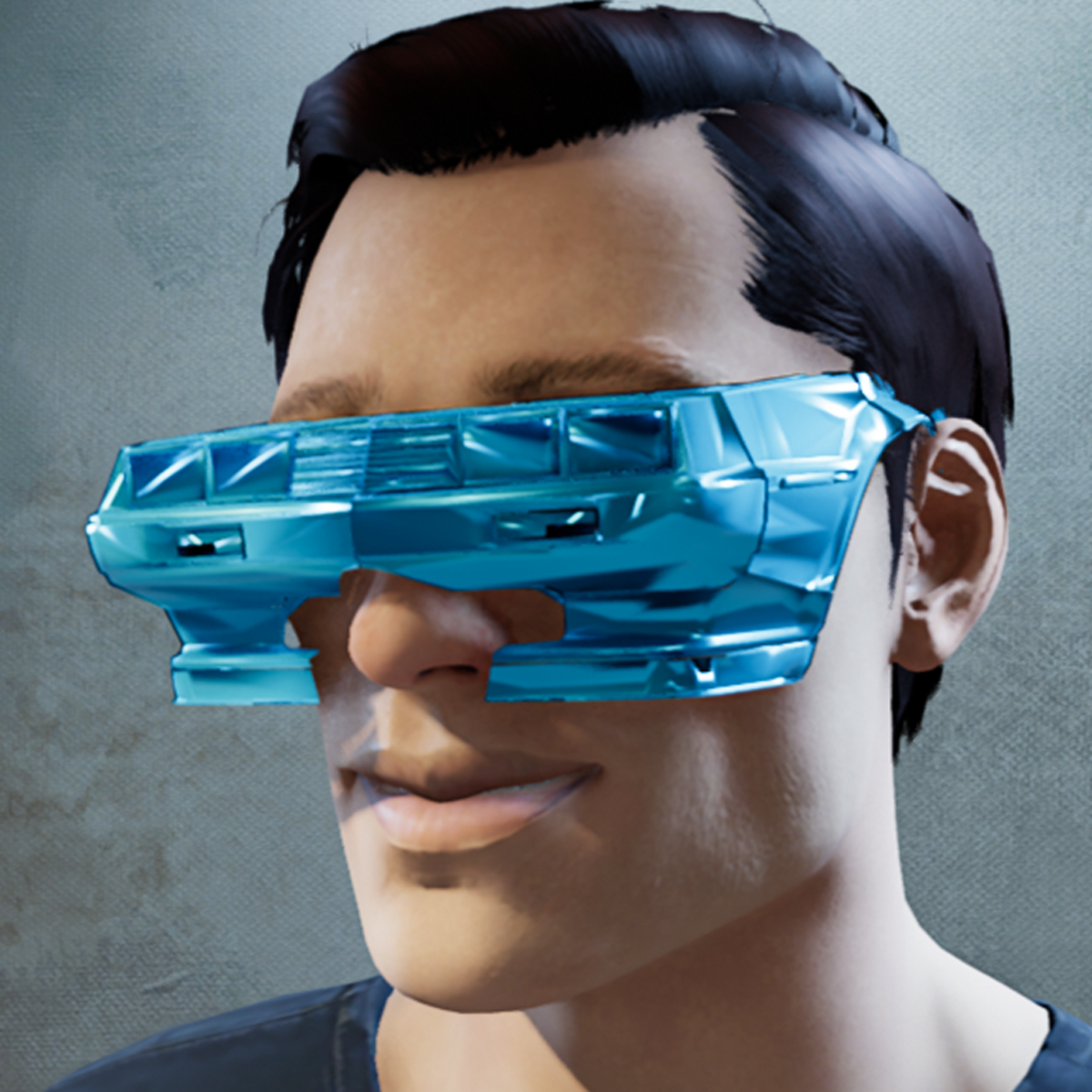 Cyberpunk Retro Sunglasses Male