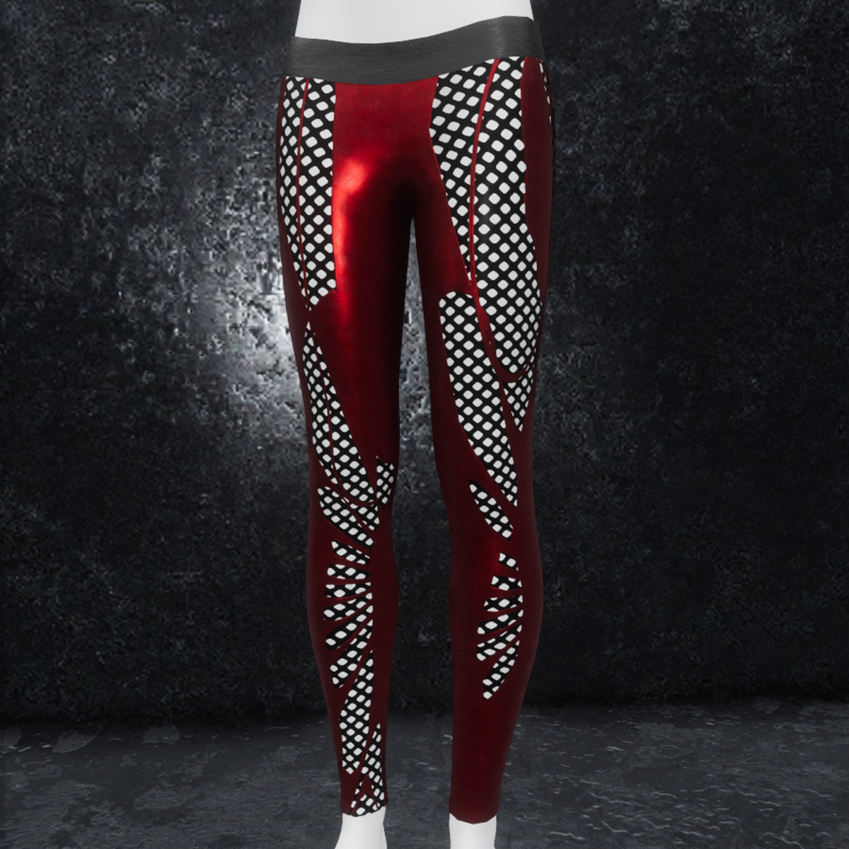 Leggings Steel Alpha dark red one