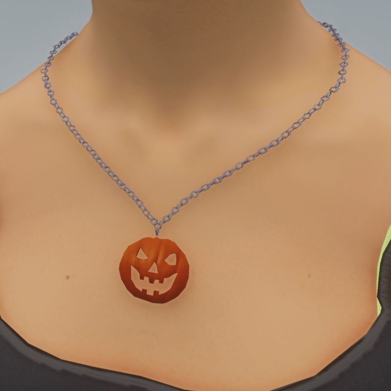 Chain Pumpkin Necklace (Female Version)
