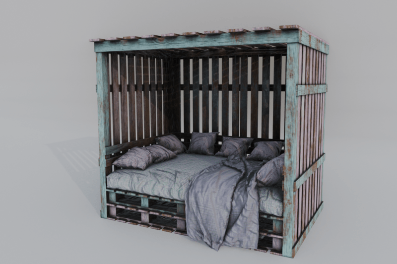 Pallet Bed