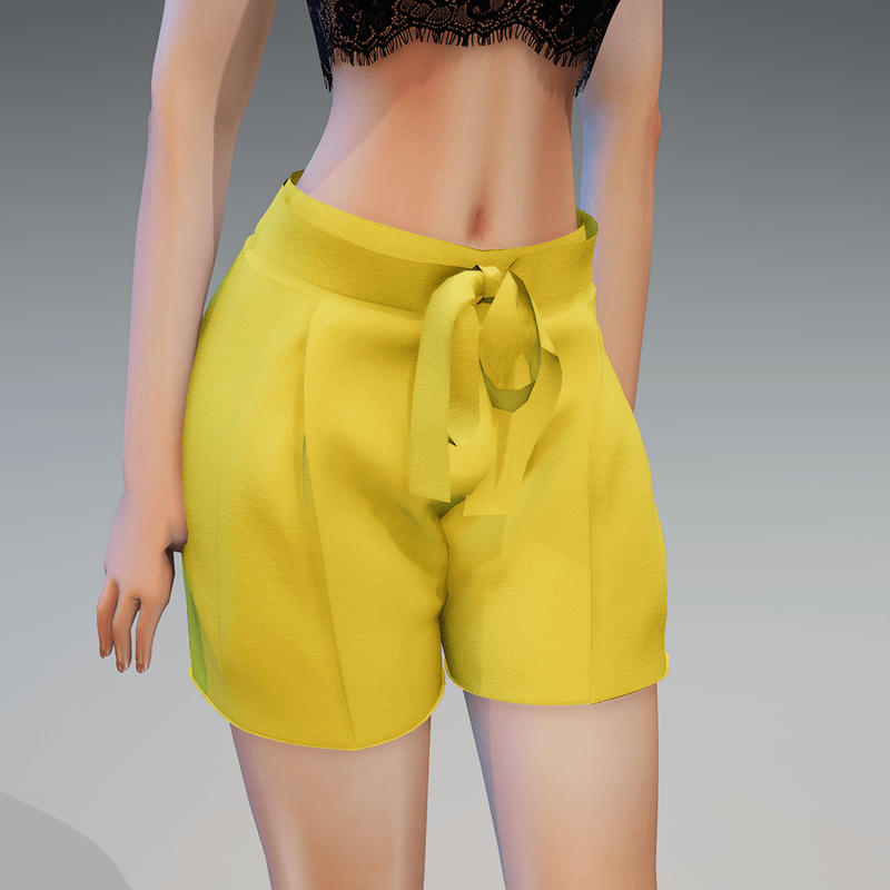 Summer Shorts Yellow