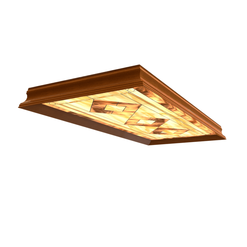 Oakwood Fluorescent Lamp