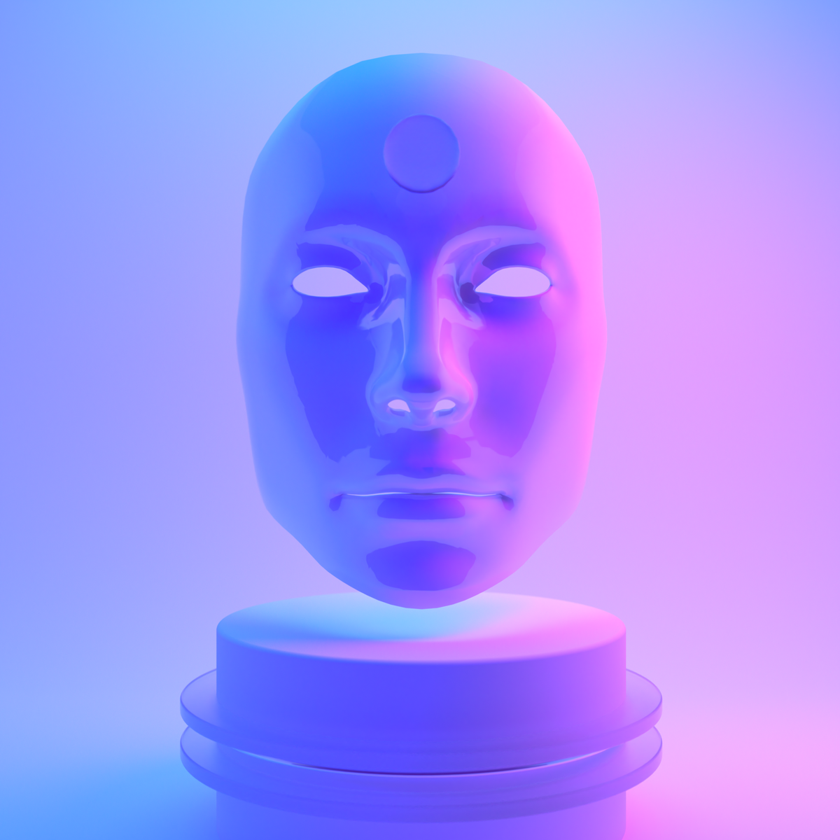 Male Mask - mental.os() Universe