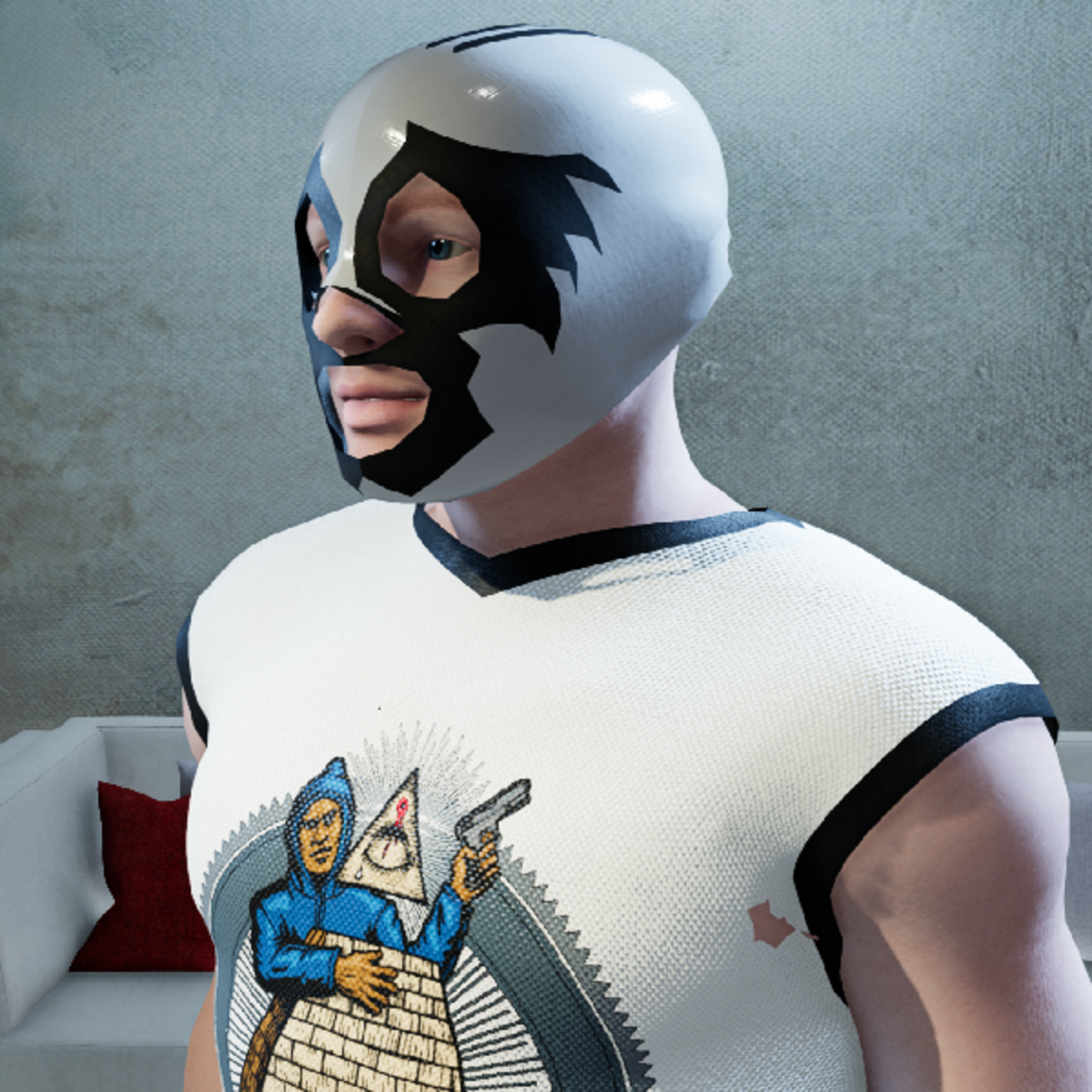 Male Luchadors Mask Ver1
