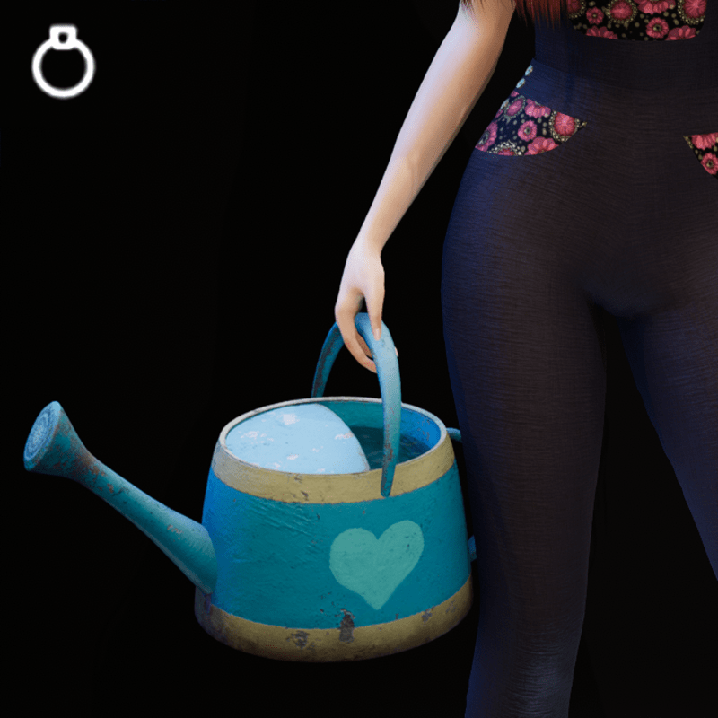Blue - Old Watering Can