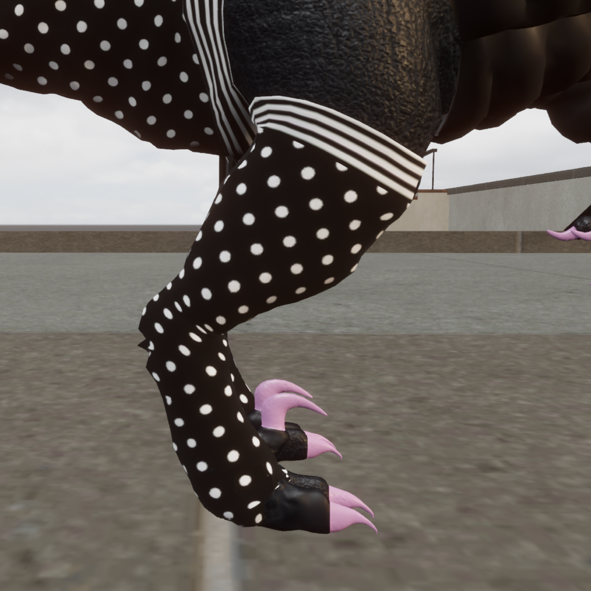 Raptor Polka dot socks