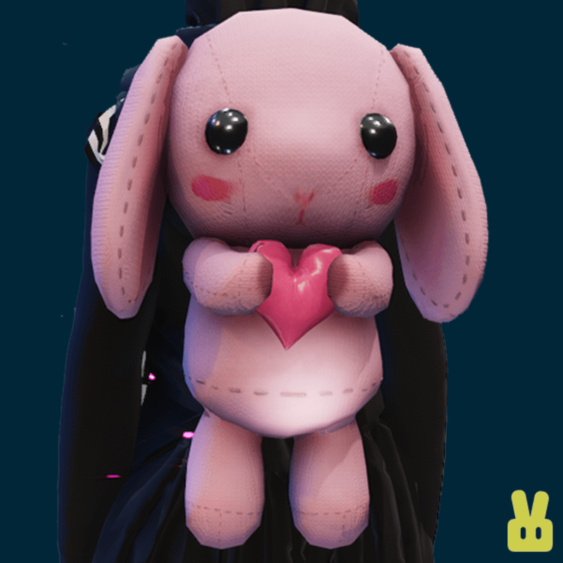 bunny backpack - vday