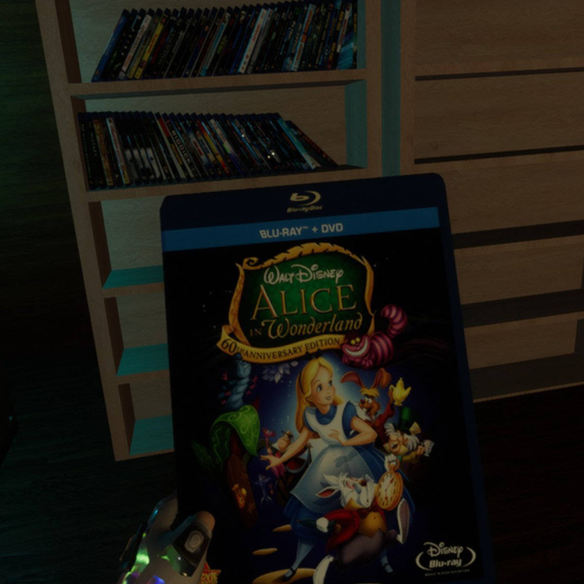 alice in wonderland animated bluray case