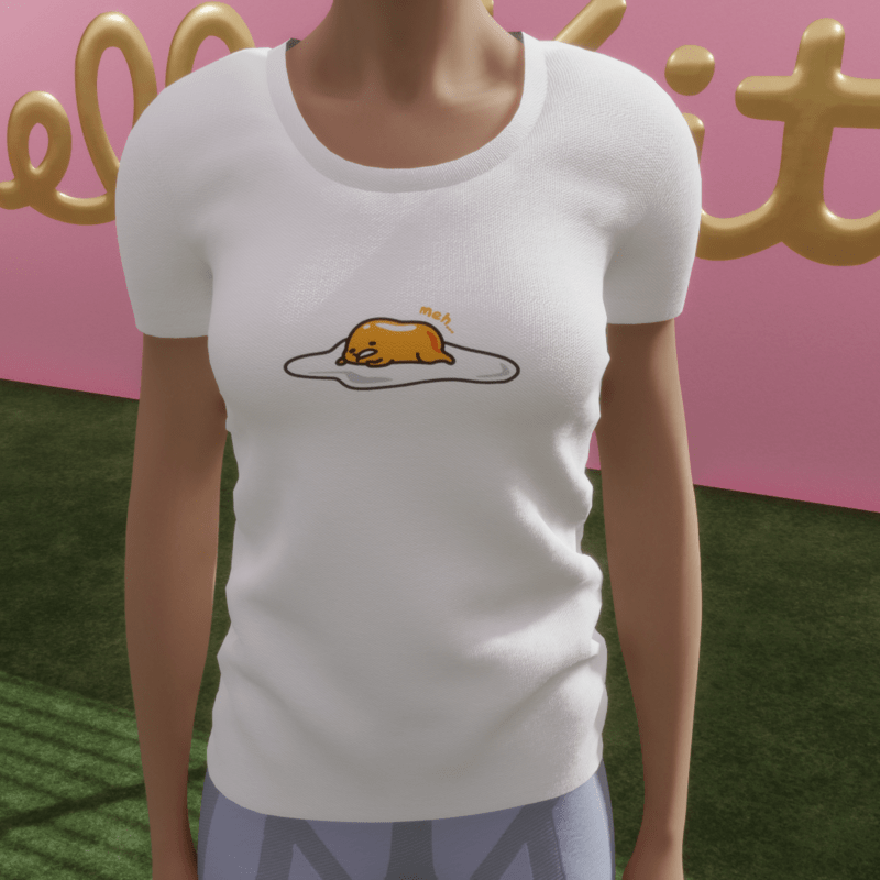 Gudetama "meh" T-shirt - Female