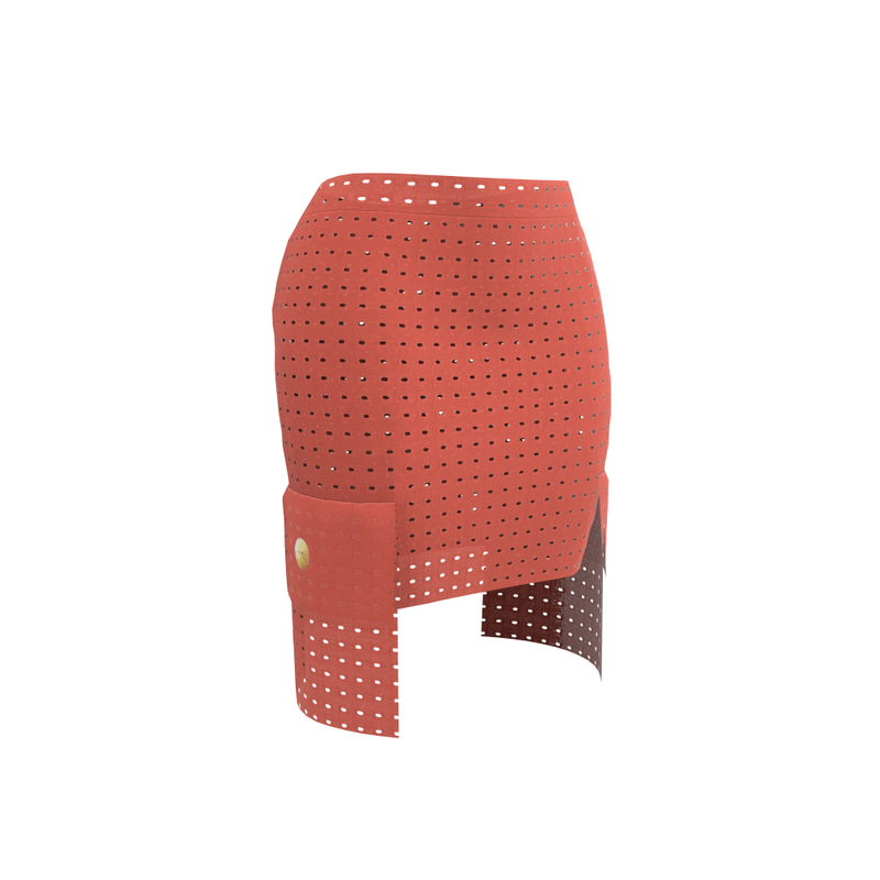 Skirt W Pockets w Transparency